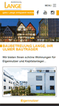 Mobile Screenshot of lange-ulm.de